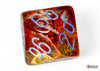 Nebula Polyhedral Primary-Blue Luminary 7-Dice Set - Brain Spice