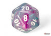 Nebula Wisteria-White - Polyhedral 7-Dice Set - Brain Spice