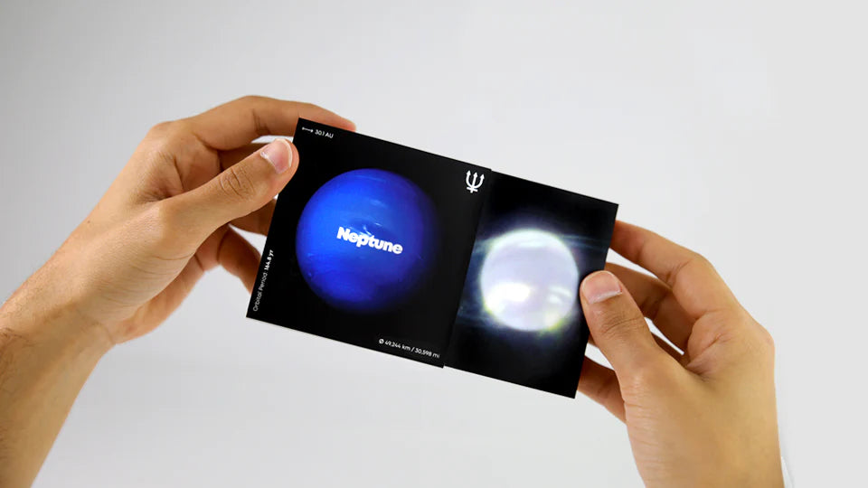 Neptune Flipbook - The Solar System Collection - Brain Spice