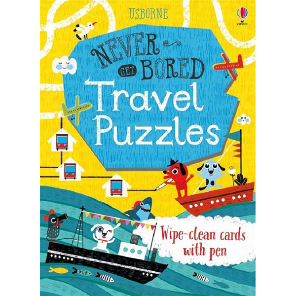Never Get Bored Travel Puzzle Cards - Brain Spice
