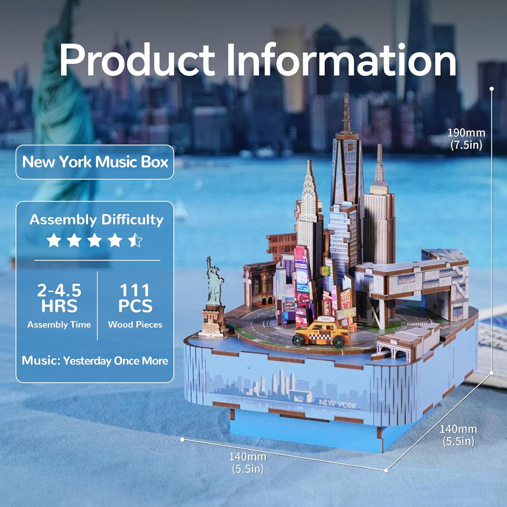 New York - Music Box Kit - Brain Spice