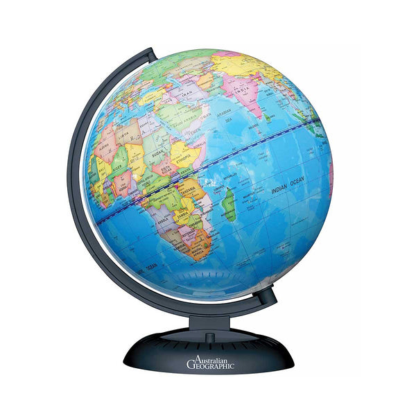 Night Light Up Globe - 20cm diam - Brain Spice