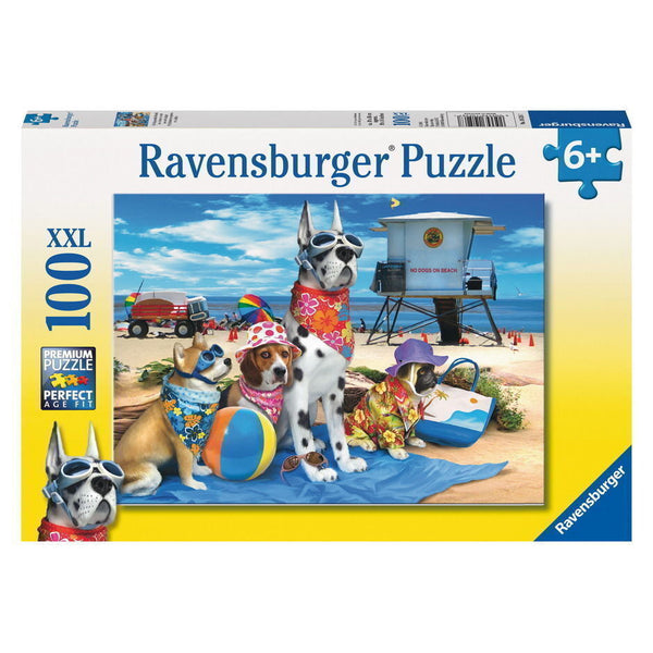 No Dogs On The Beach - Jigsaw 100pc - Brain Spice