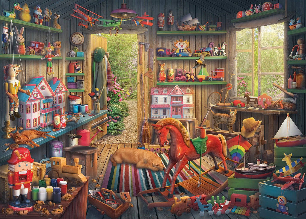 Nostalgic Toys Puzzle - Jigsaw 1000pc - Brain Spice