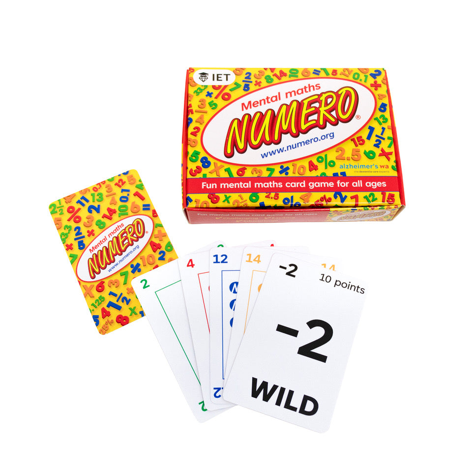 Numero Card Game - Brain Spice
