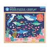 Ocean Life - Wood Puzzle with Display 100pc - Brain Spice