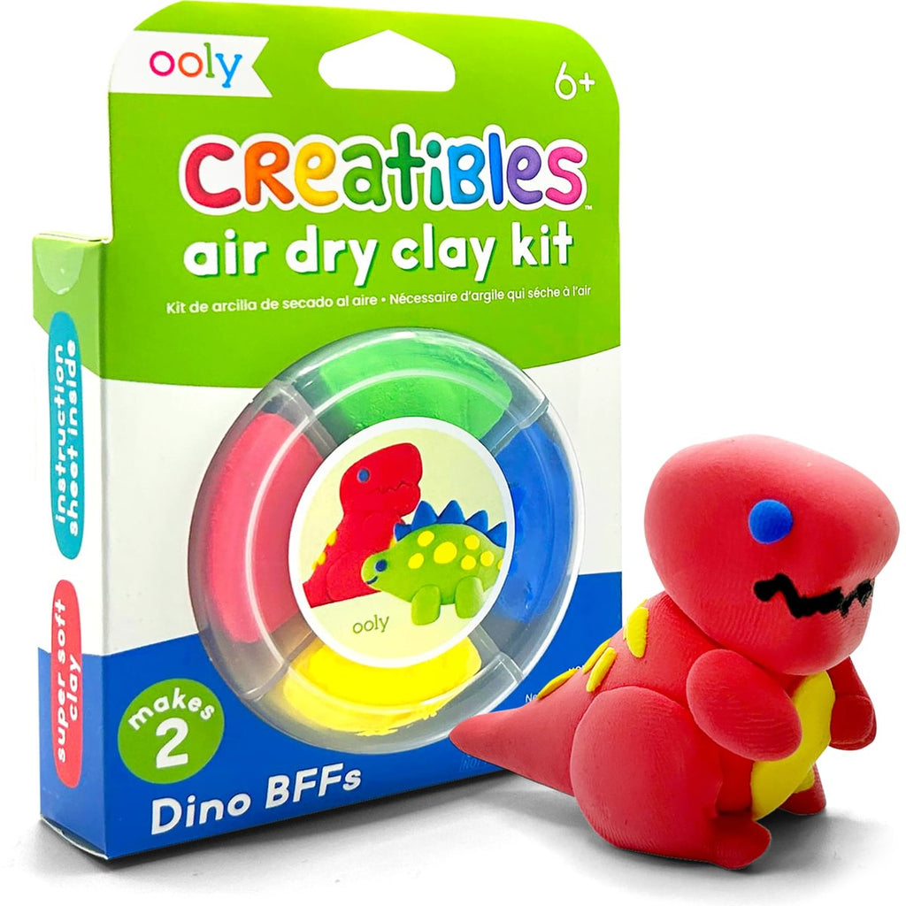 Ooly Creatibles - Dino BFFs Air Dry Clay Kit - Brain Spice