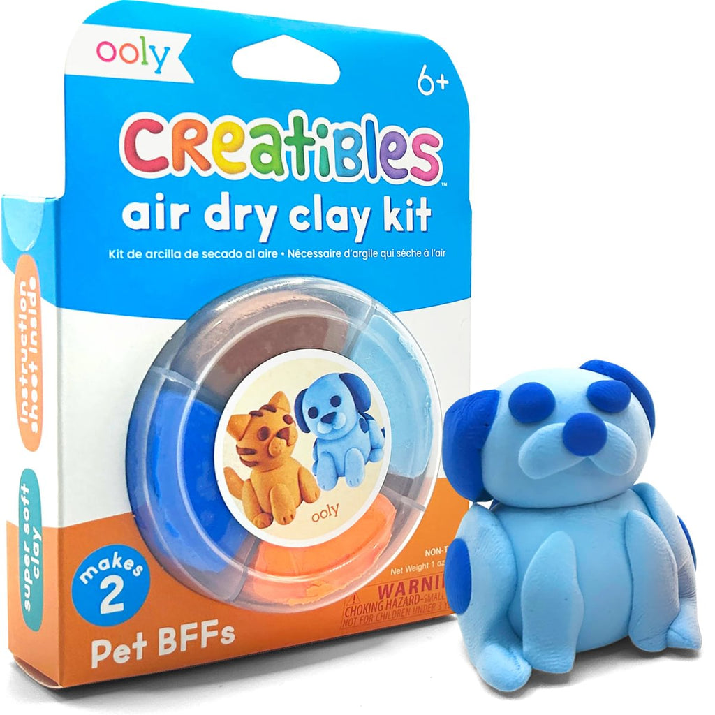Ooly Creatibles - Pet BFFs Air Dry Clay Kit - Brain Spice