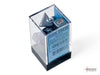 Opaque Dusty Blue-Copper - Polyhedral 7-Dice Set - Brain Spice
