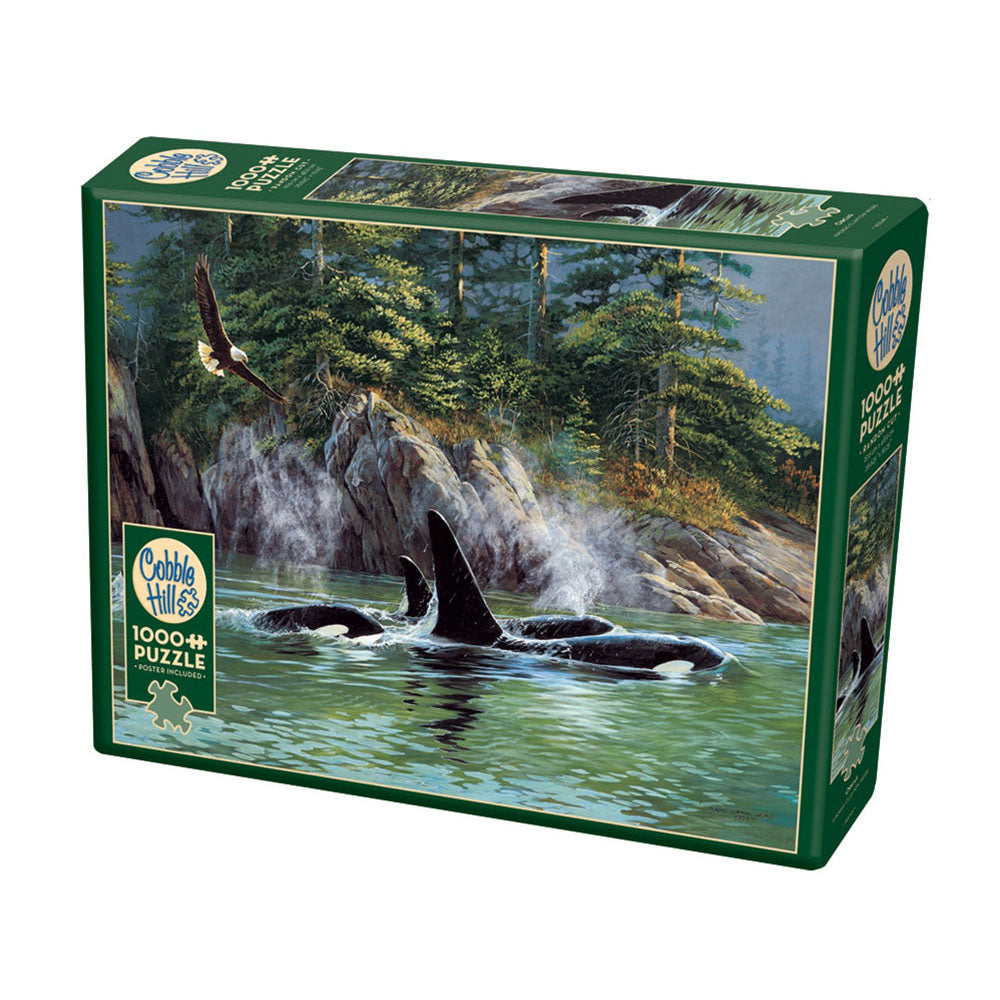 Orcas - Jigsaw 1000pc - Brain Spice
