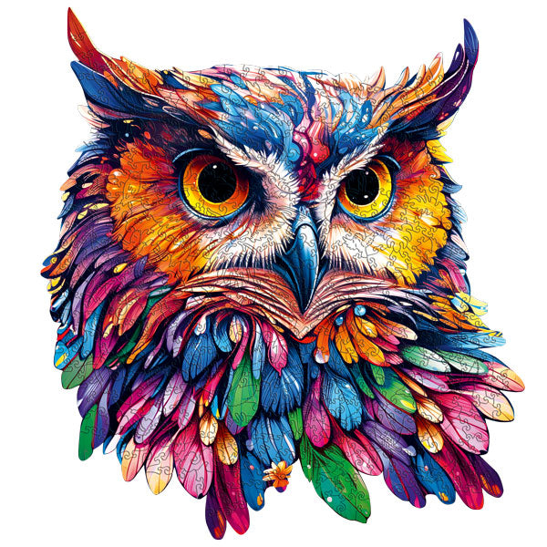 Owl Wooden Jigsaw - 200pc - Brain Spice
