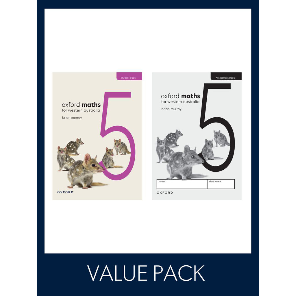 Oxford Maths for Western Australia - Value Pack - Student and Assessment Book - Brain Spice