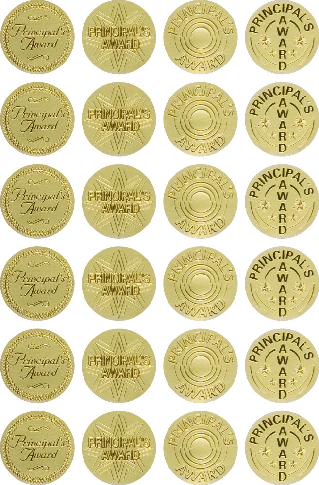 Principal Award Gold - Foil Stickers - Brain Spice