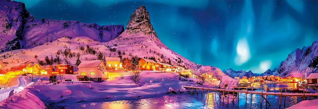Panoramic Colourful Night - Jigsaw 1000pc - Brain Spice