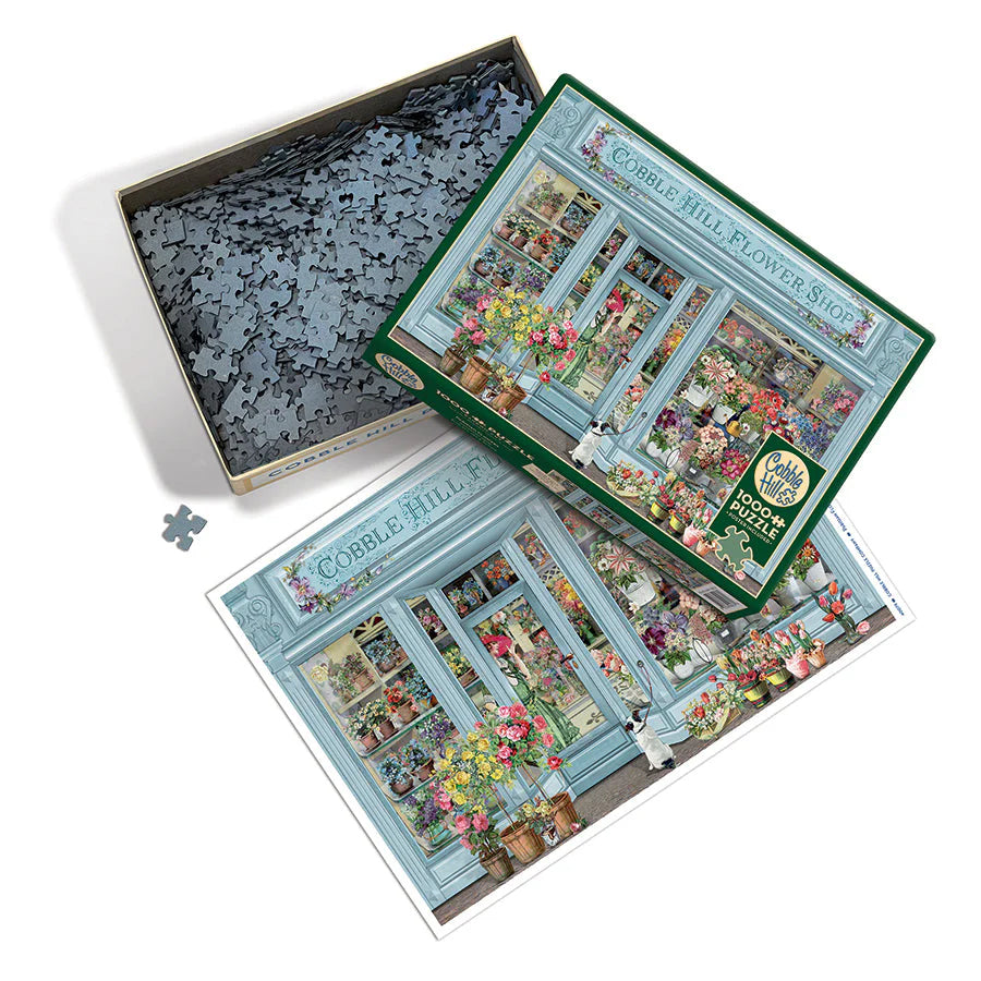 Parisian Flowers - Jigsaw 1000pc - Brain Spice