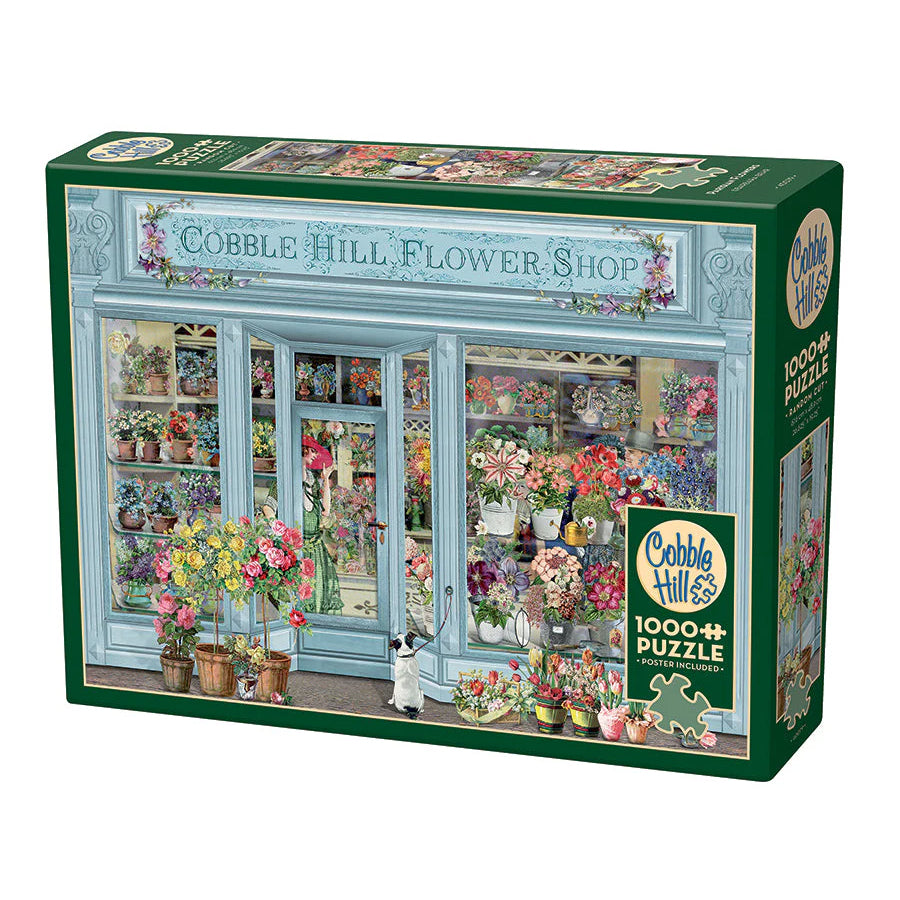 Parisian Flowers - Jigsaw 1000pc - Brain Spice