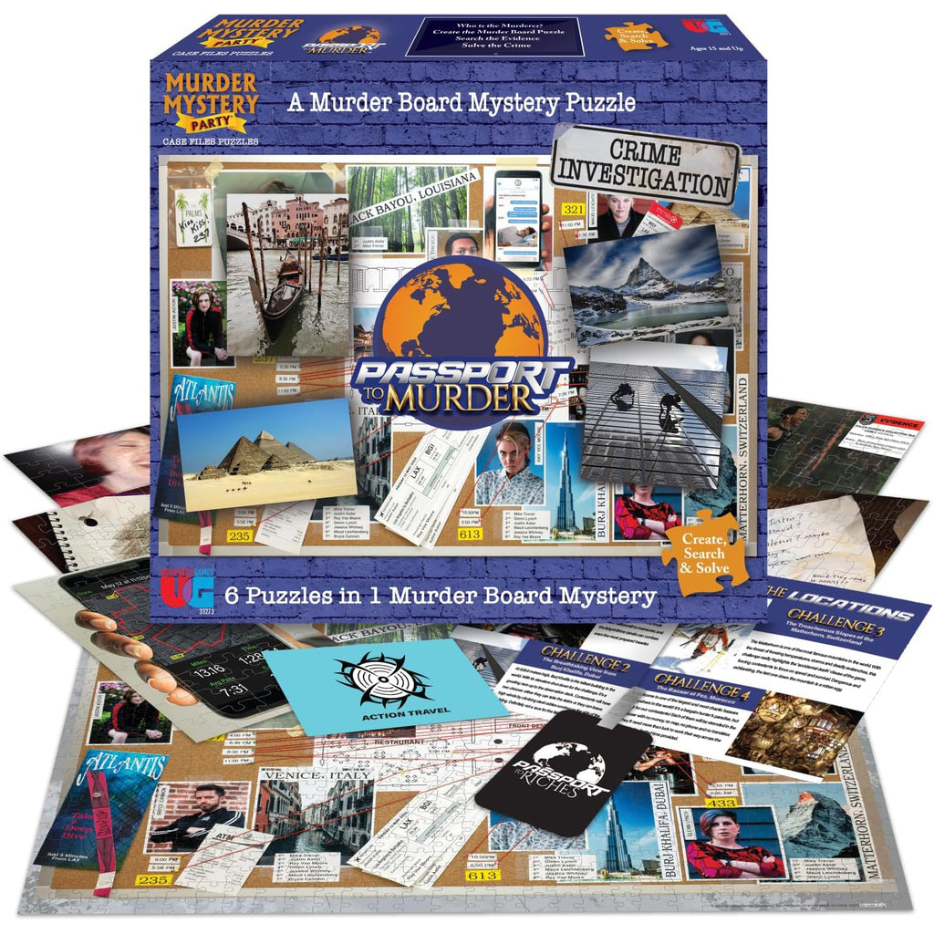 Passport to Murder - Murder Mystery Case Files - Brain Spice