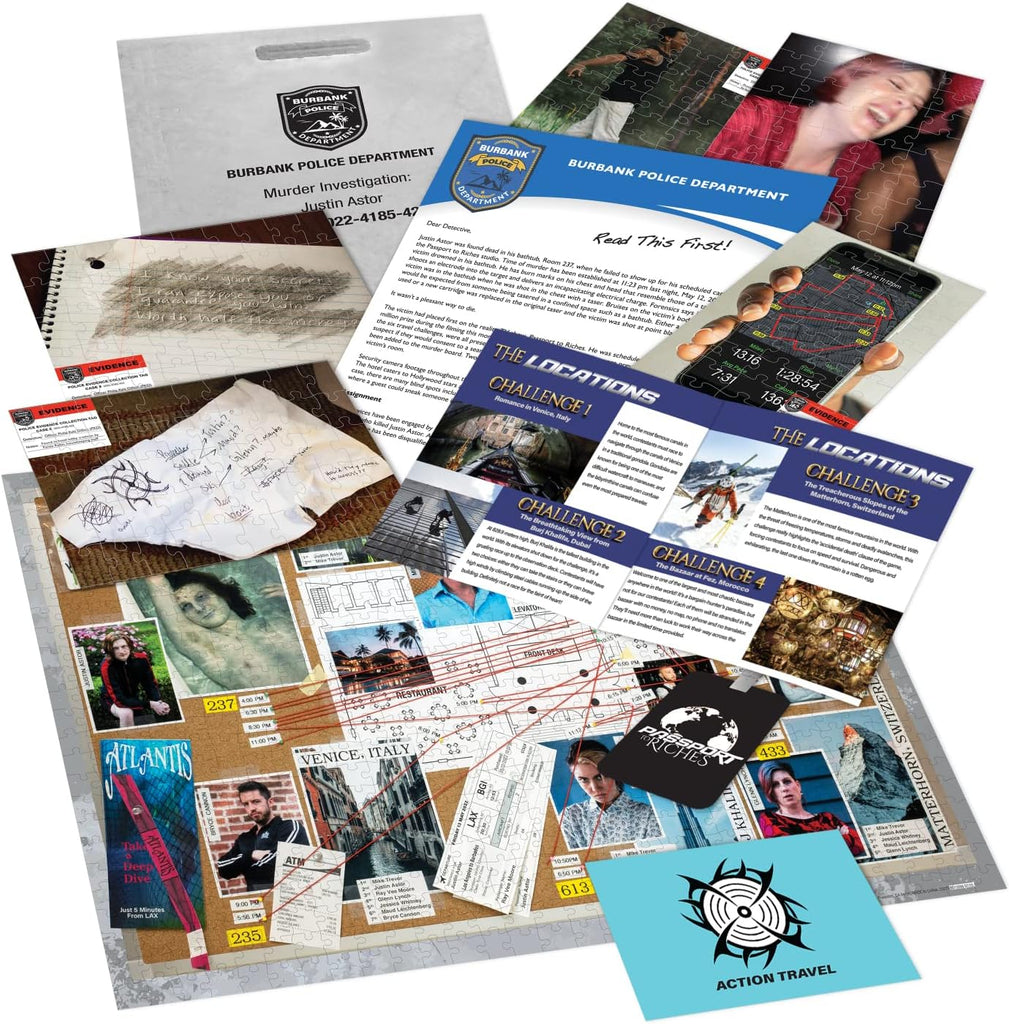 Passport to Murder - Murder Mystery Case Files - Brain Spice
