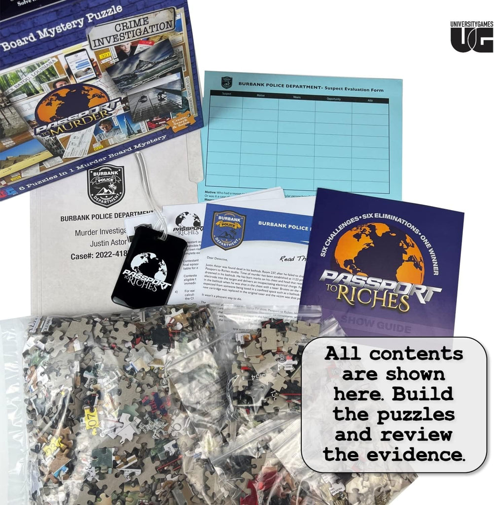 Passport to Murder - Murder Mystery Case Files - Brain Spice