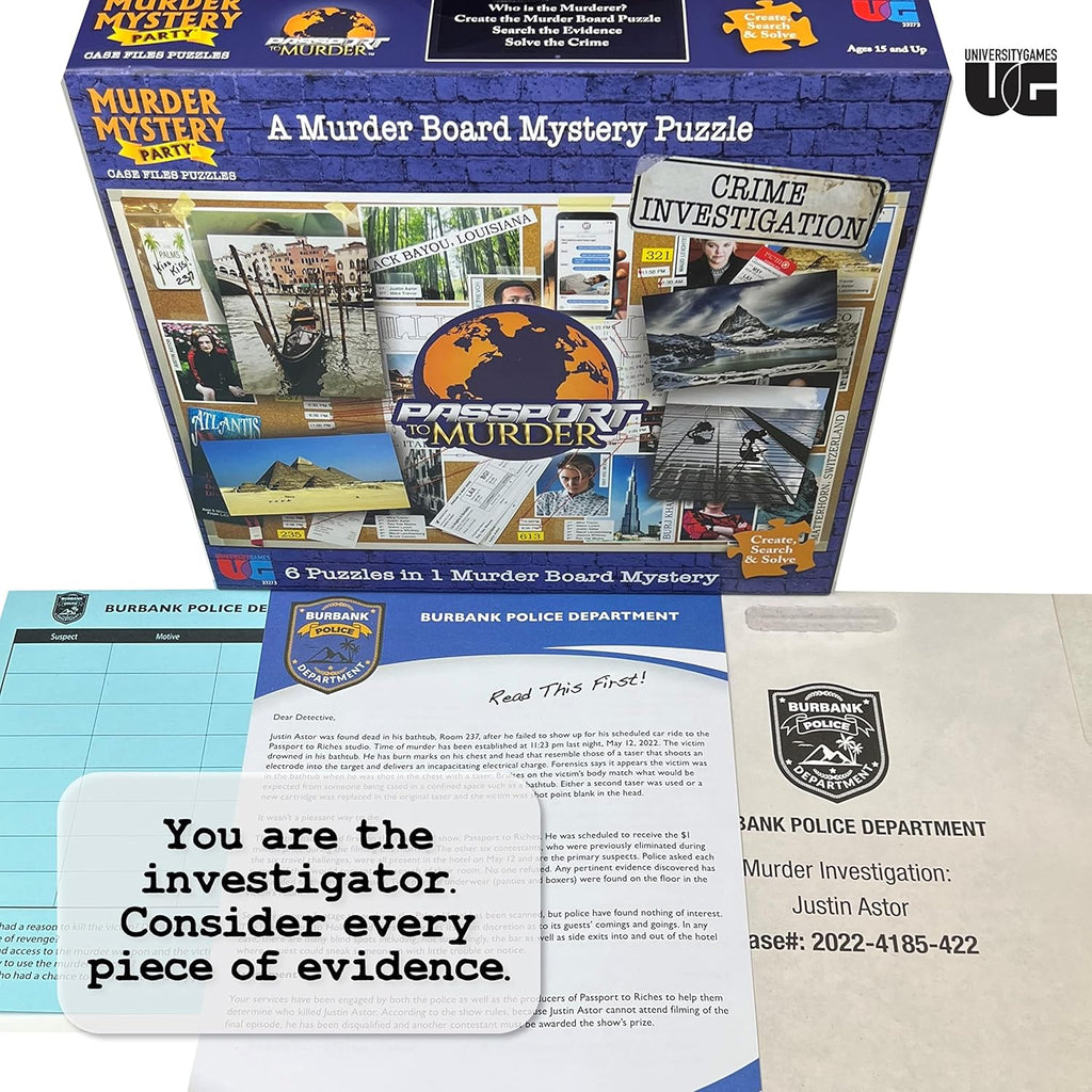 Passport to Murder - Murder Mystery Case Files - Brain Spice