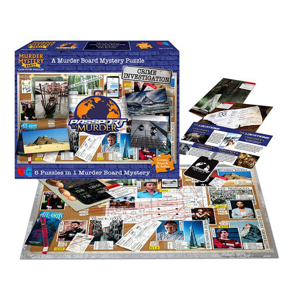 Passport to Murder - Murder Mystery Case Files - Brain Spice