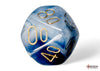 Phantom Teal-Gold - Polyhedral 7-Dice Set - Brain Spice
