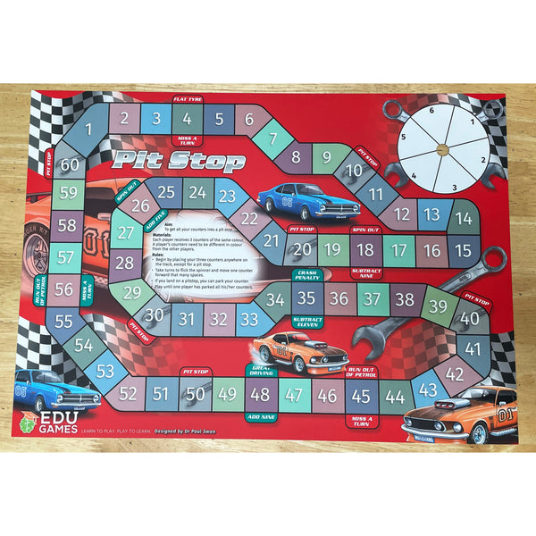 Pit Stop - Pack of 4 - EDUGames - Brain Spice