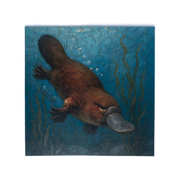 Platypus Puzzle - Wooden Jigsaw 9.2 x 11.2 inch