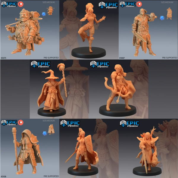 Player Characters Set B - Brain Spice