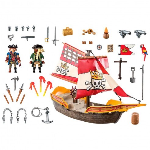 Playmobil Pirate Ship - Brain Spice