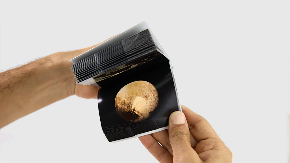 Pluto Flipbook - The Solar System Collection - Brain Spice