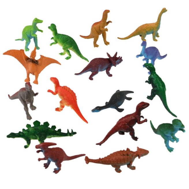 Prehistoric Land Assorted Animal Box - 16pc - Brain Spice