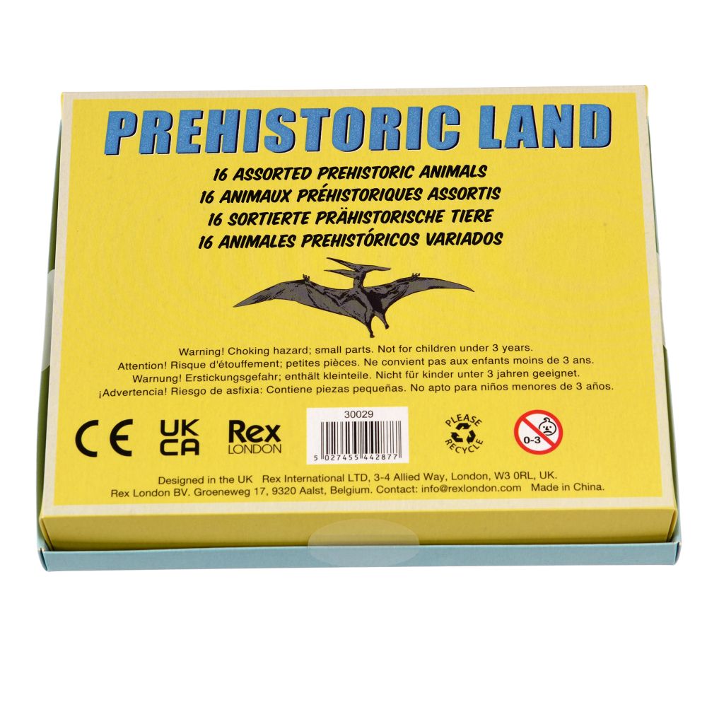 Prehistoric Land Assorted Animal Box - 16pc - Brain Spice