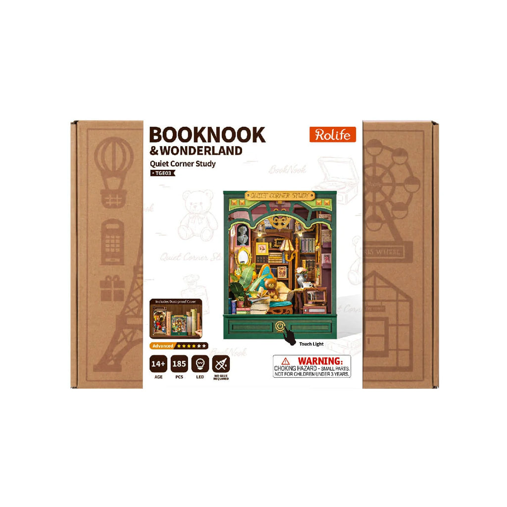 Quiet Corner Study - DIY Bookends Kit - ROKR - Brain Spice