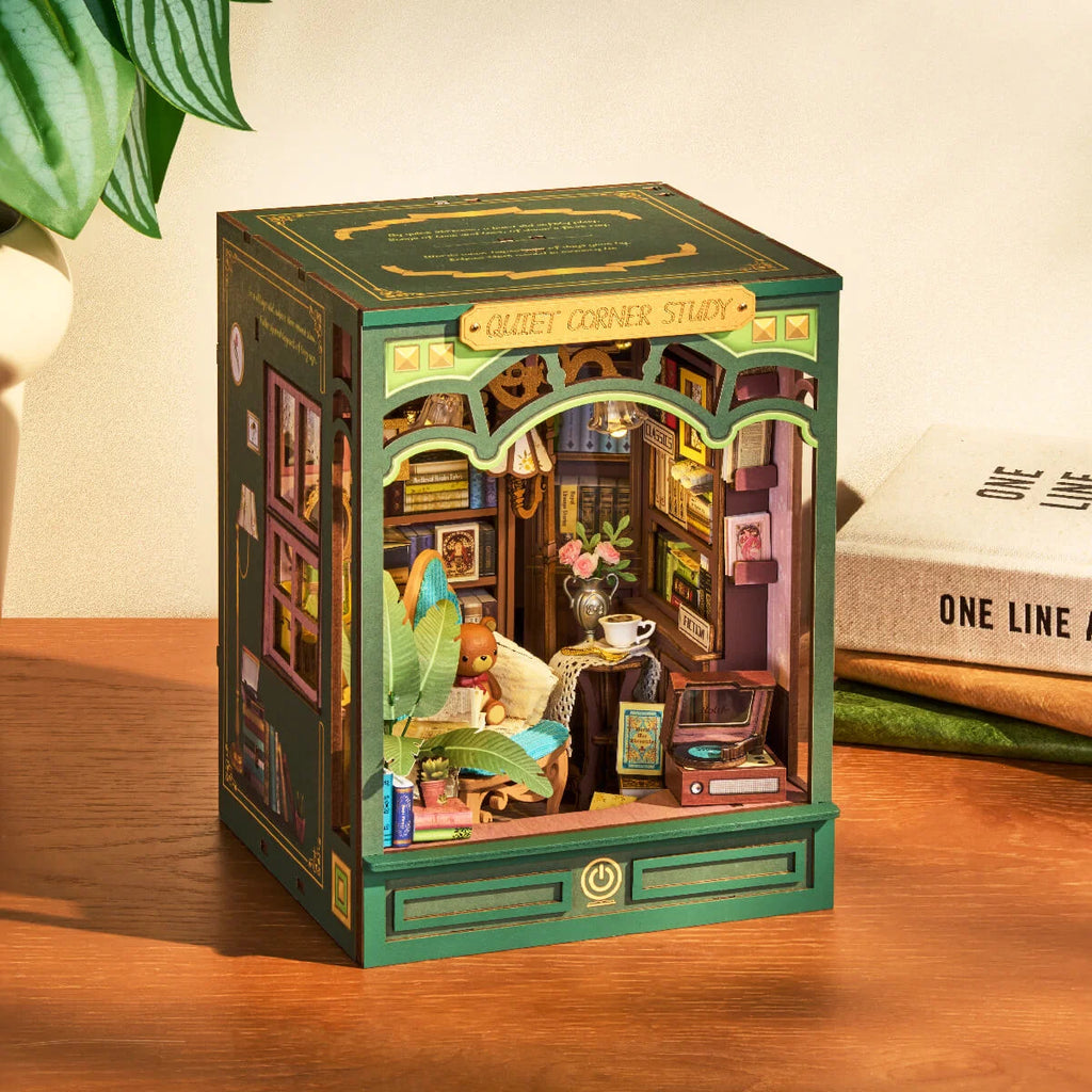 Quiet Corner Study - DIY Bookends Kit - ROKR - Brain Spice