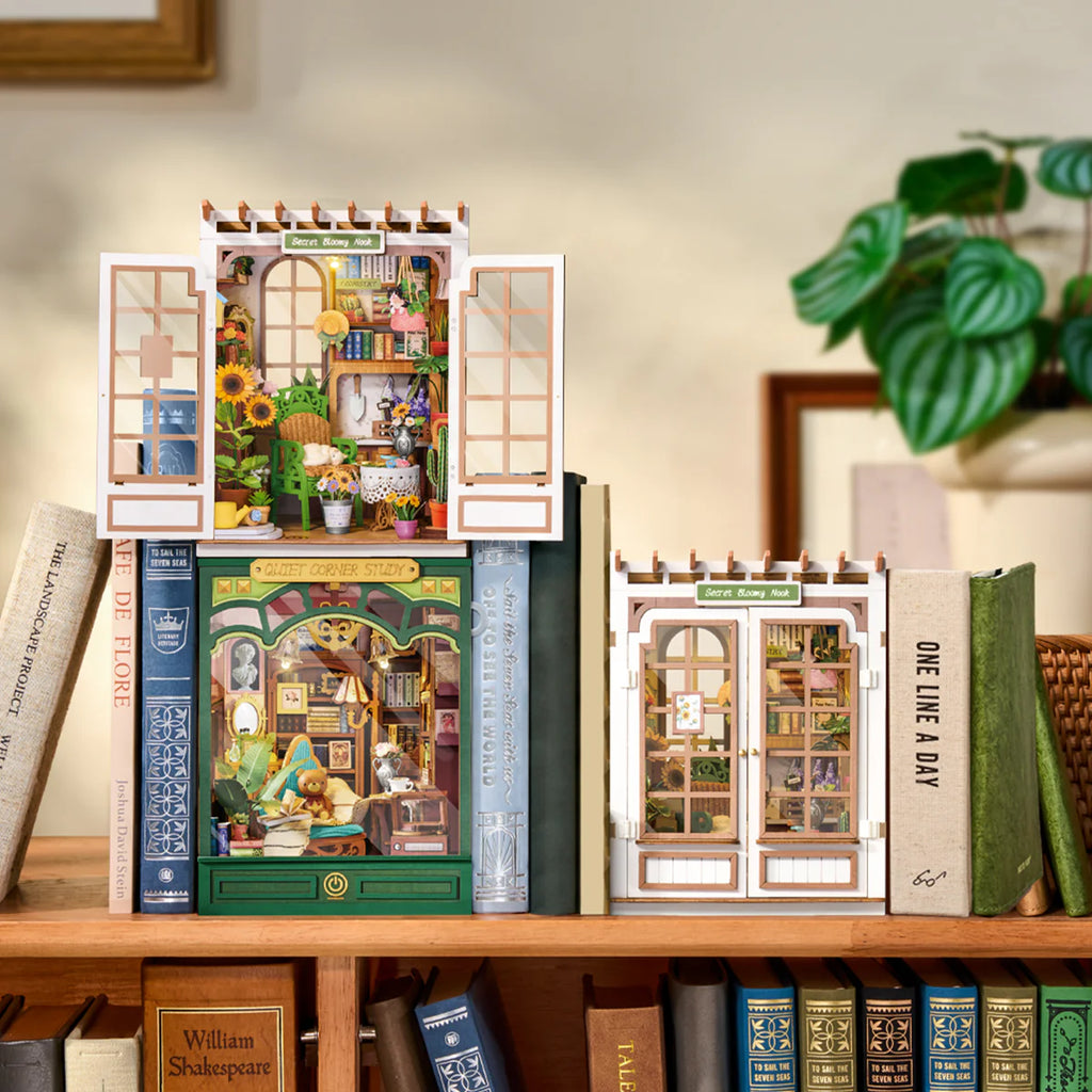 Quiet Corner Study - DIY Bookends Kit - ROKR - Brain Spice