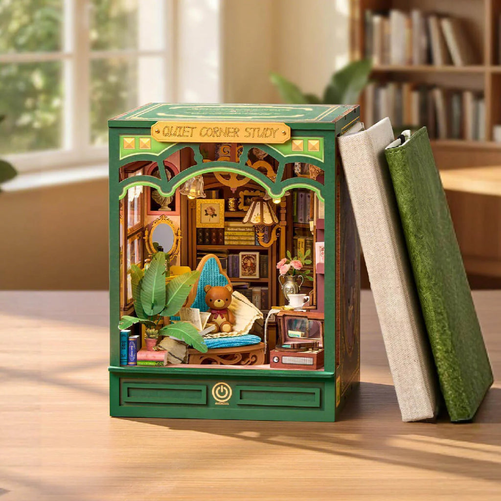 Quiet Corner Study - DIY Bookends Kit - ROKR - Brain Spice