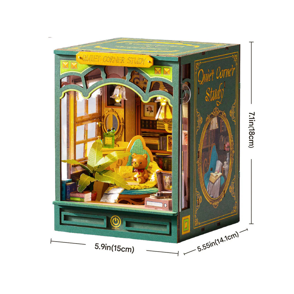 Quiet Corner Study - DIY Bookends Kit - ROKR - Brain Spice