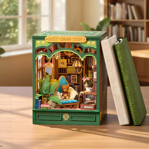 Quiet Corner Study - DIY Bookends Kit - ROKR - Brain Spice