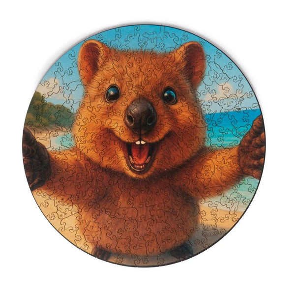 Quokka Puzzle - Wooden Jigsaw 9.2 x 11.2 inch