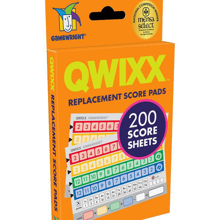 Qwixx Replacement Score Pads - Brain Spice