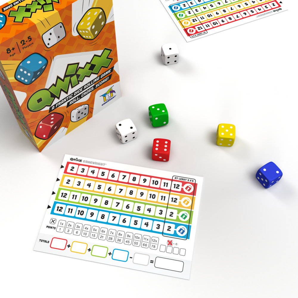 Qwixx - Gamewright - Brain Spice