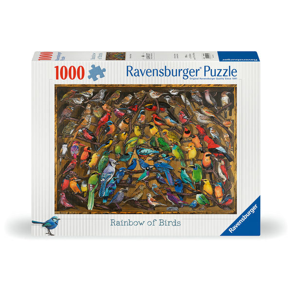 Rainbow of Birds - Jigsaw 1000pc - Brain Spice