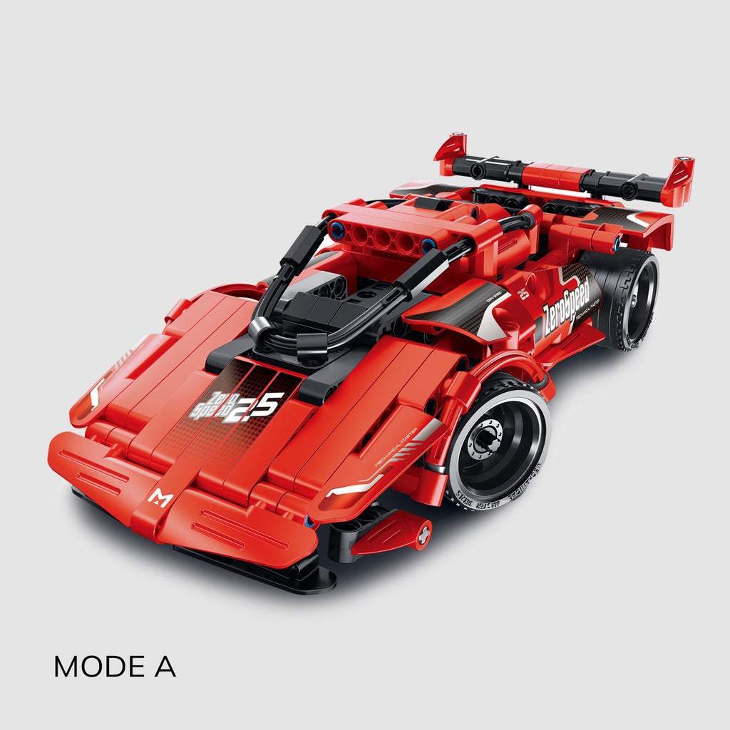 R/C Super Car 2-in-1 - 341pcs - Brain Spice