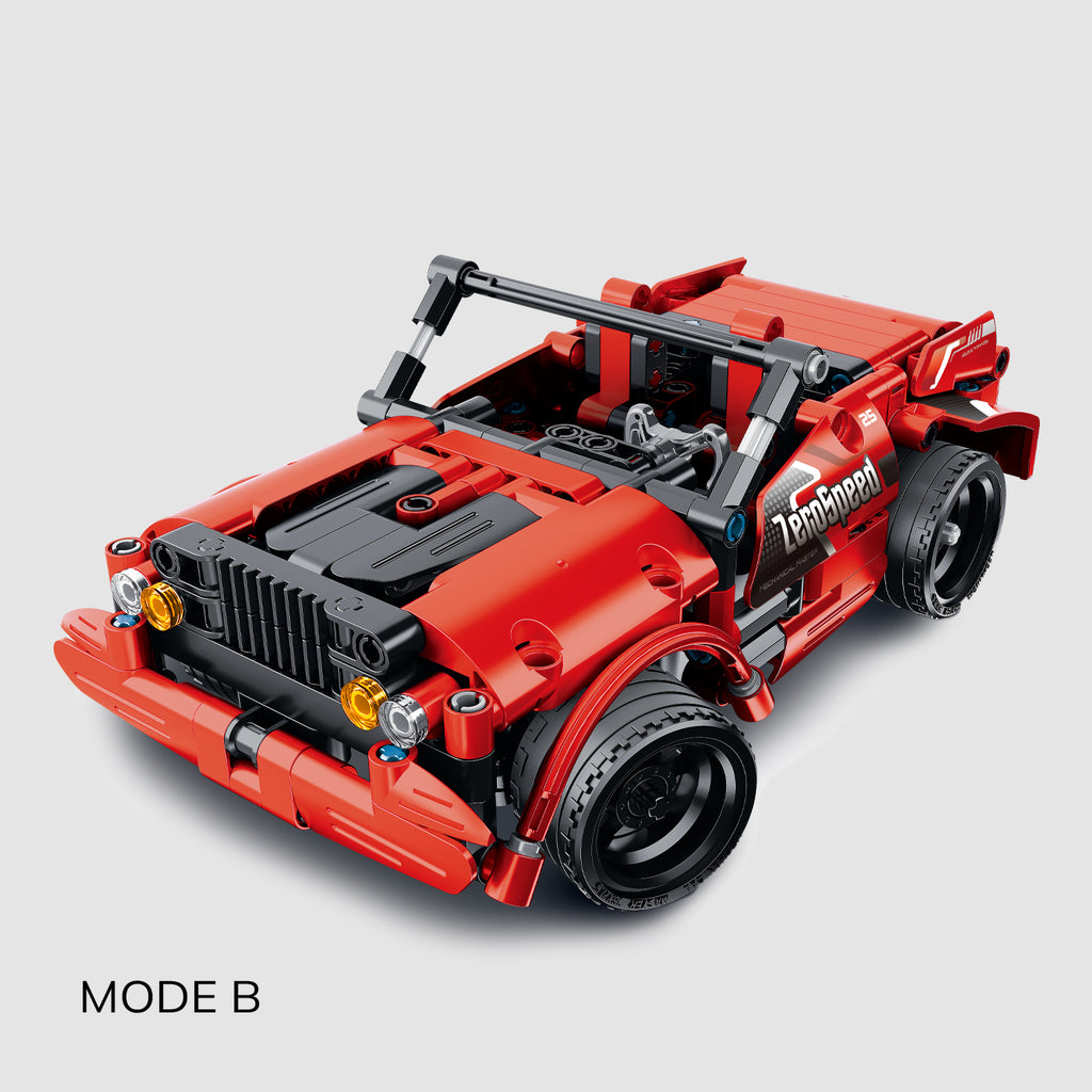 R/C Super Car 2-in-1 - 341pcs - Brain Spice