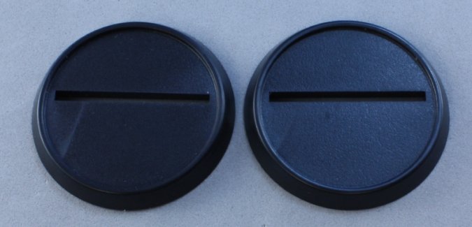 40mm Round Plastic Gaming Base (10) - Brain Spice