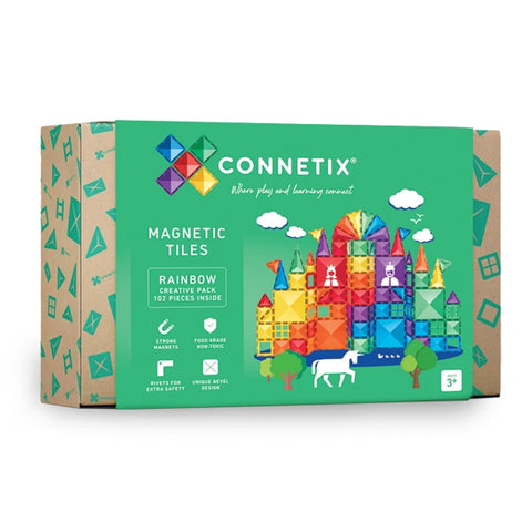 Rainbow Creative Pack - Connetix - 102pc - Brain Spice