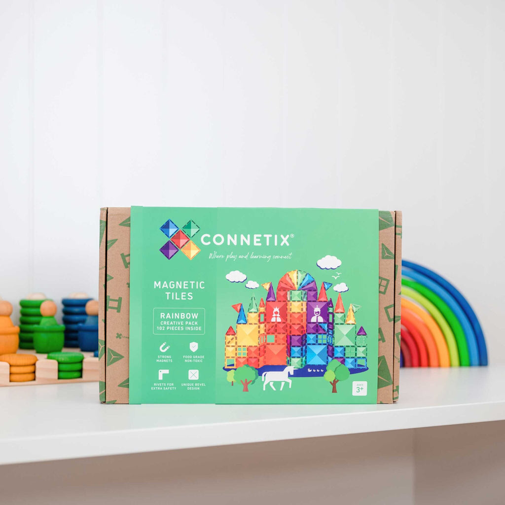 Rainbow Creative Pack - Connetix - 102pc - Brain Spice