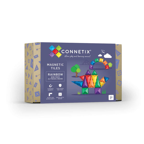 Rainbow Mini Pack - Connetix - 24pc - Brain Spice