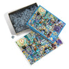 Rainbow Project Blue - Jigsaw 1000pc - Brain Spice